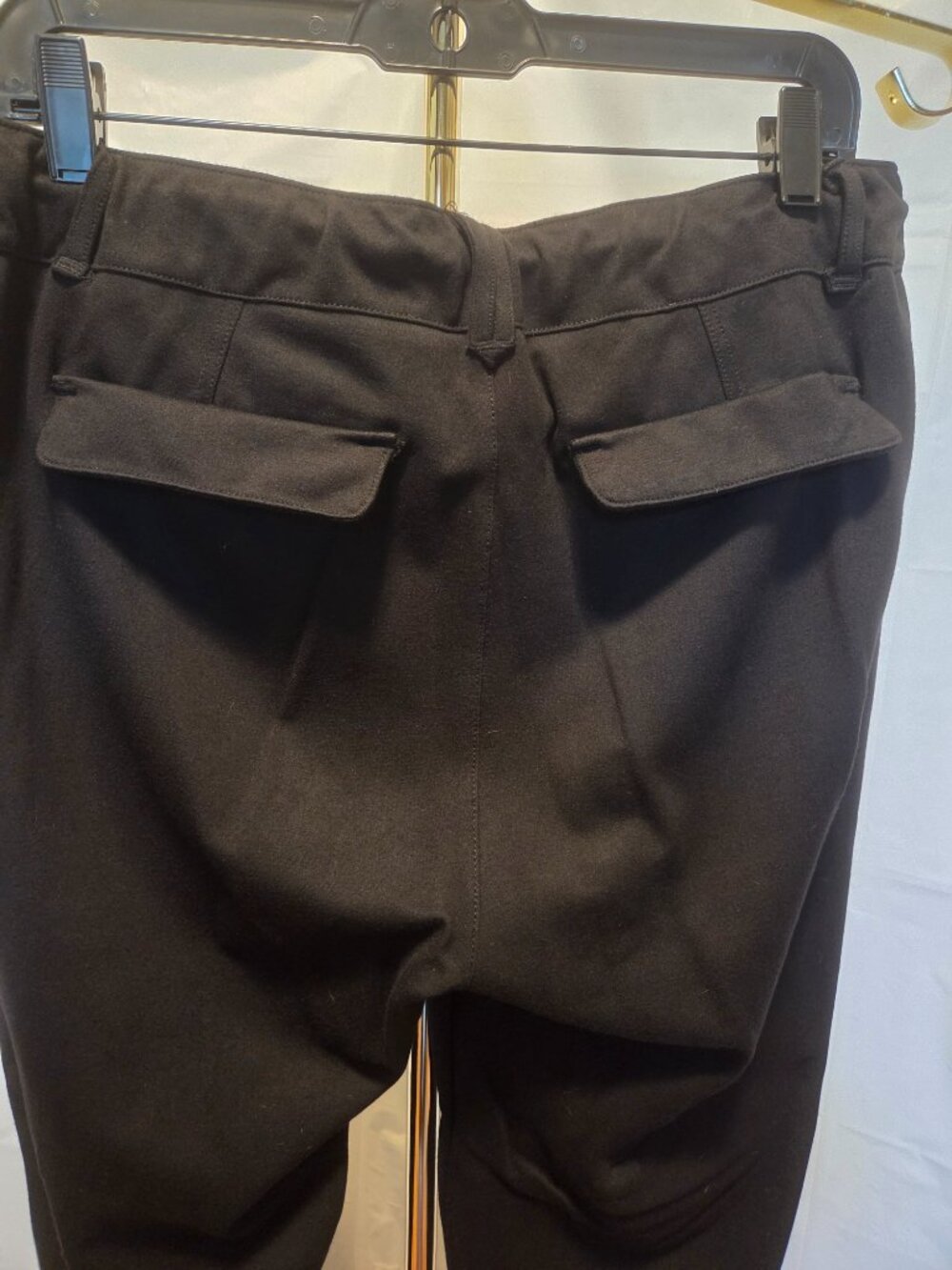 Democracy "Ab"solution Black High Rise Drawstring Cropped Pants Size L - Picture 8 of 11